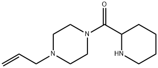 Methanone, 2-piperidinyl[4-(2-propen-1-yl)-1-piperazinyl]- Structure