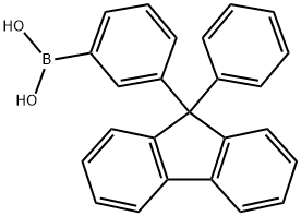 Boronic acid, B-[3-(9-phenyl-9H-fluoren-9-yl)phenyl]- Structure