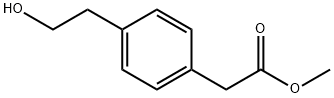 Benzeneacetic acid, 4-(2-hydroxyethyl)-, methyl ester Structure