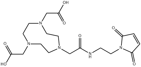 Maleimido-mono-amide-NOTA Structure