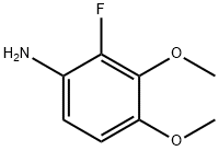 Benzenamine, 2-fluoro-3,4-dimethoxy- Structure