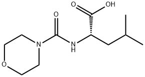 L-Leucine, N-(4-morpholinylcarbonyl)- Structure