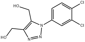 1H-1,2,3-Triazole-4,5-dimethanol, 1-(3,4-dichlorophenyl)- 구조식 이미지