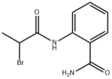 Benzamide, 2-[(2-bromo-1-oxopropyl)amino]- Structure