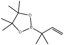 1,3,2-Dioxaborolane, 2-(1,1-dimethyl-2-propen-1-yl)-4,4,5,5-tetramethyl- 구조식 이미지