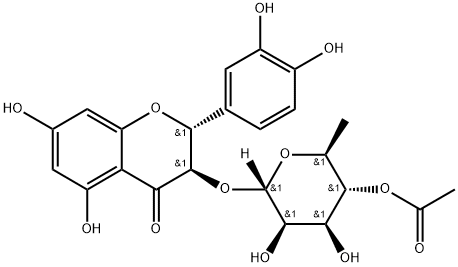 4"-O-Acetylastilbin Structure