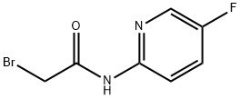 Acetamide, 2-bromo-N-(5-fluoro-2-pyridinyl)- Structure