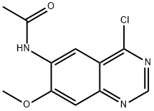 Acetamide, N-(4-chloro-7-methoxy-6-quinazolinyl)- Structure