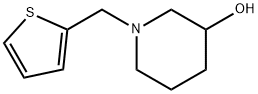 3-Piperidinol, 1-(2-thienylmethyl)- Structure