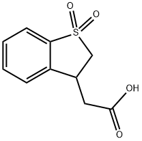 2-(1,1-dioxo-2,3-dihydro-1lambda6-benzothiophen-3-yl)acetic acid Structure