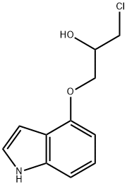 1-Chloro-3-(1H-indol-4-yloxy)-2-propanol Structure