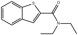 N,N-diethyl-1-benzothiophene-2-carboxamide 구조식 이미지