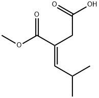 Butanedioic acid, (2-methylpropylidene)-, 1-methyl ester, (2E)- (9CI) Structure