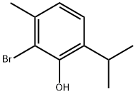 Phenol, 2-bromo-3-methyl-6-(1-methylethyl)- Structure
