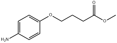Butanoic acid, 4-(4-aminophenoxy)-, methyl ester 구조식 이미지