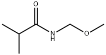 Propanamide, N-(methoxymethyl)-2-methyl- Structure