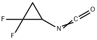 Cyclopropane, 1,1-difluoro-2-isocyanato- Structure