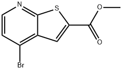 Thieno[2,3-b]pyridine-2-carboxylic acid, 4-bromo-, methyl ester Structure