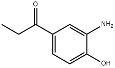 1-(3-Amino-4-hydroxyphenyl)-1-propanone  Structure