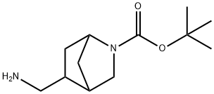 Tert-Butyl 5-(Aminomethyl)-2-Azabicyclo[2.2.1]Heptane-2-Carboxylate(WX120453) 구조식 이미지