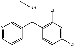 [(2,4-dichlorophenyl)(pyridin-3-yl)methyl](methyl)amine Structure
