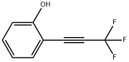 Phenol, 2-(3,3,3-trifluoro-1-propyn-1-yl)- Structure