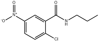 Benzamide, 2-chloro-5-nitro-N-propyl- Structure