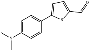 2-Thiophenecarboxaldehyde, 5-[4-(dimethylamino)phenyl]- Structure