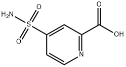 2-Pyridinecarboxylic acid, 4-(aminosulfonyl)- 구조식 이미지