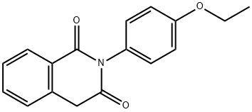 1,3(2H,4H)-Isoquinolinedione, 2-(4-ethoxyphenyl)- 구조식 이미지