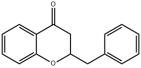 4H-1-Benzopyran-4-one, 2,3-dihydro-2-(phenylmethyl)- Structure