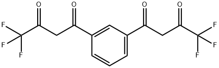 (3Z,3'Z)-4,4'-(1,3-phenylene)bis(1,1,1-trifluoro-4-hydroxybut-3-en-2-one) Structure