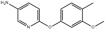 3-Amino-6-(3-methoxy-4-methylphenoxy)pyridine Structure