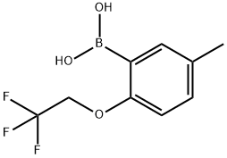 Boronic acid, B-[5-methyl-2-(2,2,2-trifluoroethoxy)phenyl]- Structure