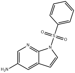 1-(Phenylsulfonyl)-1H-pyrrolo[2,3-b]pyridin-5-amine Structure