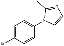 1H-Imidazole, 1-(4-bromophenyl)-2-methyl- Structure