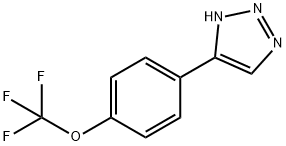 1H-1,2,3-Triazole, 5-[4-(trifluoromethoxy)phenyl]- Structure