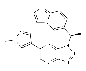 Volitinib(enantiomer) 구조식 이미지