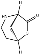 6-Oxa-2-azabicyclo[3.2.1]octan-7-one, (1R,5S)- Structure