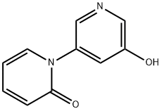 3-Hydroxy-5-(1H-pyridin-2-one)pyridine Structure