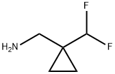 (1-(difluoromethyl)cyclopropyl)methanamine Structure