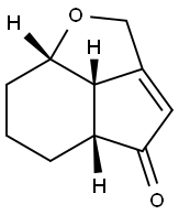 Indeno[7,1-bc]furan-4(2H)-one, 4a,5,6,7,7a,7b-hexahydro-, (4aR,7aS,7bS)-rel- Structure