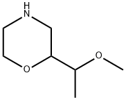 Morpholine, 2-(1-methoxyethyl)- 구조식 이미지