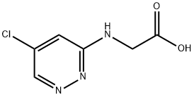 2-(5-Chloropyridazin-3-ylamino)acetic Acid Structure