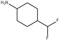 4-(difluoromethyl)cyclohexan-1-amine 구조식 이미지