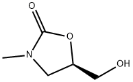 (R)-5-(Hydroxymethyl)-3-methyloxazolidin-2-one 구조식 이미지