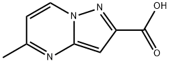 Pyrazolo[1,5-a]pyrimidine-2-carboxylic acid, 5-methyl- Structure