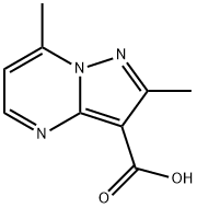 2,7-dimethylpyrazolo[1,5-a]pyrimidine-3-carboxylic acid Structure