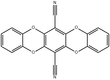 3,13-dicyanobenzo-1,2,4′,5′-bis(benzodioxane) Structure