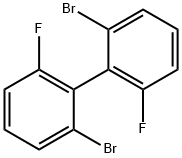 2,2'-Dibromo-6,6'-difluoro-1,1'-biphenyl Structure